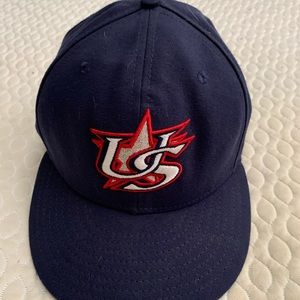 Fitted Team USA Baseball Hat